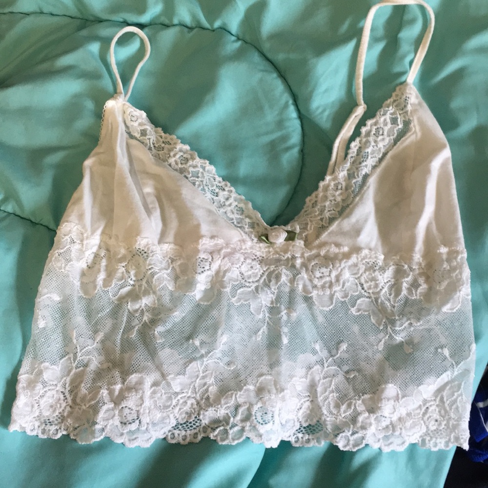 White lace sleeping top lingerie